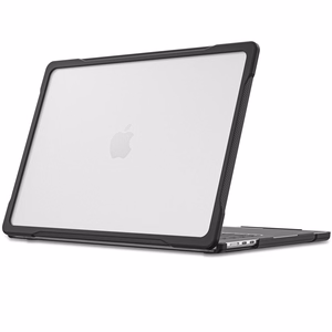 Tech-Protect Velar Case for MacBook Air 13" 2023 / 2024 / 2025 / 2026 - Transparent Black