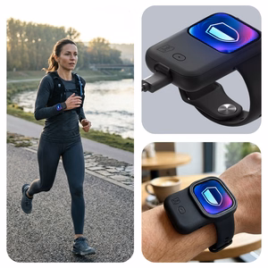 3mk Endurance Varavirtalähde Apple Watch 44 mm / 45 mm 2.5W 1200mAh USB-C - musta