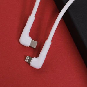 Maxlife MXUC-09 kulmakaapeli USB-C - Lightning 1,0 m 27W valkoinen