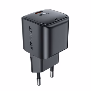 Acefast A77 Mini PD 30W GaN USB-C seinälaturi - musta