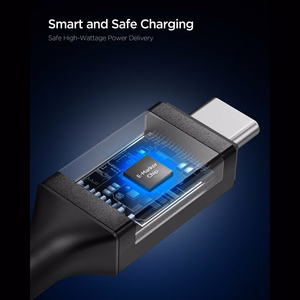 Spigen EB10020CC USB-C Kaapeli 100W 200cm - Musta