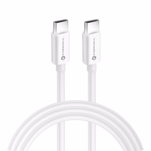 Kaapeli USB C - USB C Forcell F-Energy QC4.0 PD 5A 100W 2 m C339 valkoinen