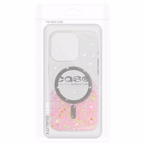 Tel Protect Moonlite Magsafe suojakuori Samsung Galaxy S25 Ultra:lle vaaleanpunainen läpinäkyvä