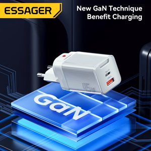 Charger Essager "Zhiqi GaN" White 45W (PD / QC3.0)