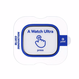 5D Mr. Monkey Glass Apple Watch Ultra / Ultra 2 / Ultra 3:lle musta Anti-Static Strong HD