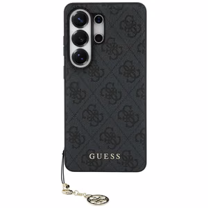 Guess 4G Classic Logo Charm MagSafe Suojakuori Samsung Galaxy S26 Ultra musta