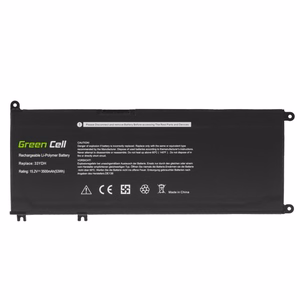 Green Cell -akku 33YDH DE138 malleihin Dell Inspiron G3 3579/3779, G5 5587, G7 7588, 7577, 7773, 7778, 7779, 7786, Latitude 3380/3480/3490/3590