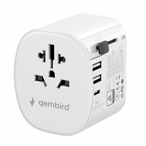 POWER ADAPTER GROUNDED 15W/WHT TPA-EU2A1C15-01-W GEMBIRD