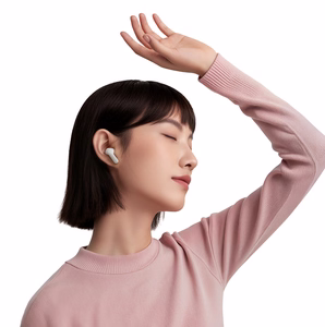 QCY Buds in-ear kuulokkeet ENC SBC IPX4 Bluetooth 5.4 - valkoinen