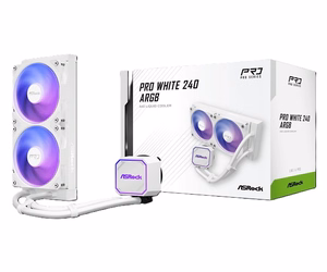 ASRock Pro White 240 ARGB -jäähdytys