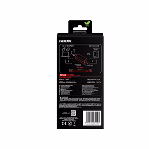 Eveready PX30B varavirtalähde, 30000 mAh, 2 × USB-A, musta