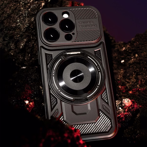 Defender Armor Mag -kotelo iPhone 12 6,1', musta