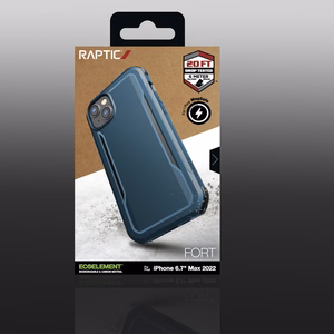 Raptic X-Doria Fort Case iPhone 14 MagSafe panssaroitu sininen suojus