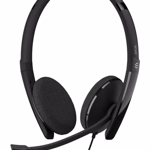 EPOS ADAPT 160 USB II -kuulokkeet, langalliset, pannalliset, toimisto/asiakaspalvelu, USB Type-A, musta
