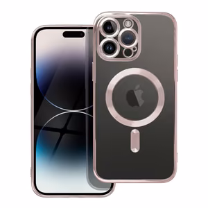 Suojakuori iPhone 14 PRO:lle Electro Mag Cover yhteensopiva MagSafe-version kanssa ruusukulta