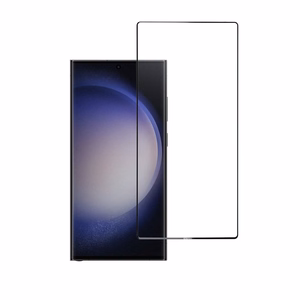 Suojalasi Blue Star - SAMSUNG Galaxy S23 Ultra koko näyttö (täysliimaus/kuoriystävällinen) - musta
