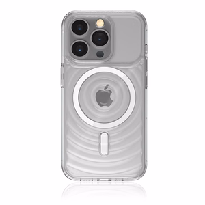 STM Reawaken Ripple MagSafe läpinäkyvä suojakuori iPhone 15 Pro Max -laitteelle
