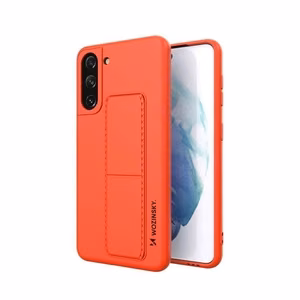 Wozinsky Kickstand Case silikoninen suojakuori jalustalla Samsung Galaxy S21+ 5G punainen