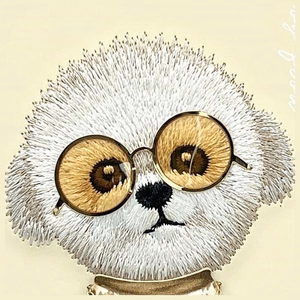Nimmy Glasses Cool iPhone 15 -suojakuori - beige