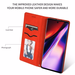 Case Business Style Xiaomi Redmi Note 14 Pro 5G/Poco X7 red