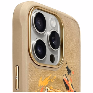 Nimmy Tiger MagSafe Suojakuori iPhone 16 Pro:lle - ruskea