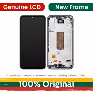 LCD Näyttö yhteensopiva Samsung A546 A54 5G kehyksellä / Violetti / (Uudistettu: Telemax)
