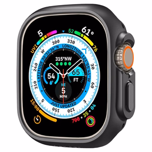 Spigen Thin Fit Suojakuori Apple Watch Ultra (49mm):lle - musta