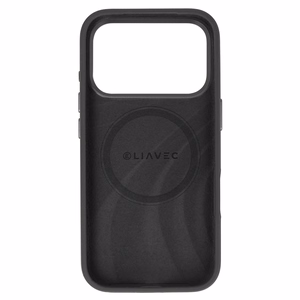 Liavec Silky suojakuori metallisella kamerakehyksellä Iphone 17 Pro -puhelimelle musta