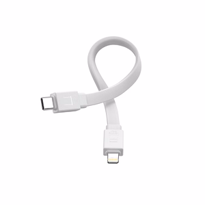 Powerbank Joyroom JR-PBM01 magneettinen 10000mAh 20W jalustalla + Lightning-kaapeli - USB-C - valkoinen