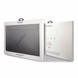 Guess Saffiano Script cover for a 13" laptop - black