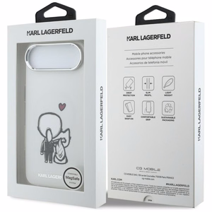 Karl Lagerfeld Karl & Choupette Back MagSafe Case for iPhone Air - Clear