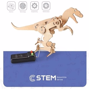 Puinen robotti T-Rex rakennussarja STEM-opetuslelukki