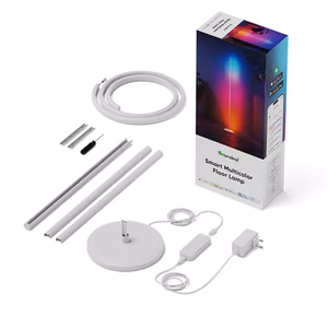 Nanoleaf Floor Lamp Smart Matter WiFi 1700Lm RGBW, White 22 W 16M+ colours