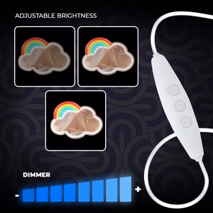 Neon MIRROR LED CLOUD moniväri FMNE05 Forever Light