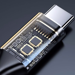 Wozinsky WACM-01 USB-C Sovitin - 3.5mm Mini Jack - Musta