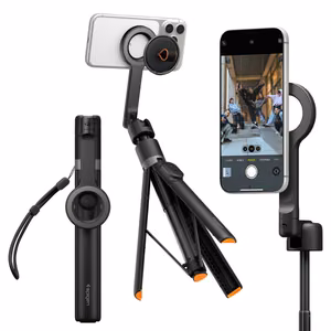 Spigen S582W Bluetooth Selfie Stick - Black
