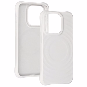 Tel Protect Wave Magsafe Case for Iphone 15 Pro white