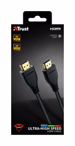 Trust Gaming GXT 731 Ruza – HDMI Type-A -kaapeli, 1,8 m, musta