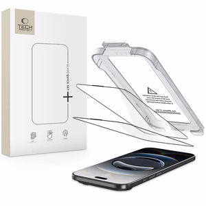 Tech-Protect Quick Set+ 2-pack karkaistu lasi iPhone 17 Air:lle - musta