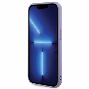 Guess Sequin Script Metal Suojakuori iPhone 15 Pro:lle - violetti
