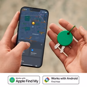 Chipolo POP Bluetooth-paikannin vaihdettavalla paristolla iOS- ja Android-laitteille, vihreä