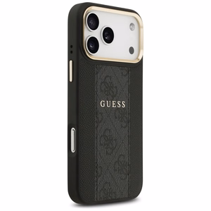 Guess 4G Stripe MagSafe -suojakuori iPhone 17 Pro Max - musta