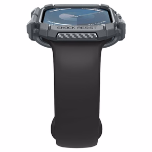 Spigen Rugged Armor Suojakuori Apple Watch 10 46mm - Harmaa