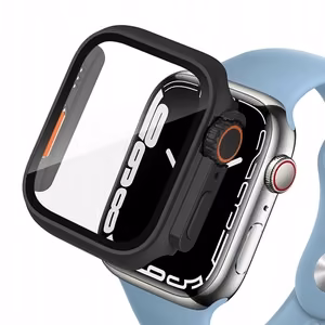 Tech-Protect Defense360 Suojakuori Apple Watch 4 / 5 / 6 / SE (44mm):lle - musta-oranssi