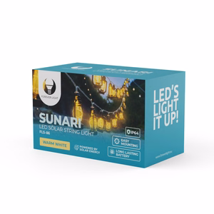 Forever Light aurinkokenno LED lyhtyketju SUNARI FLS-86 30LED 6,5m 600mAh Ni-MH