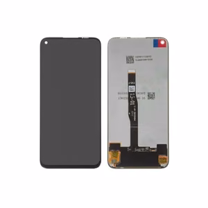 LCD-näyttö Huawei P40 Lite/Nova 6 SE/P20 Lite 2019/Nova 5i kosketusnäytöllä musta ORG