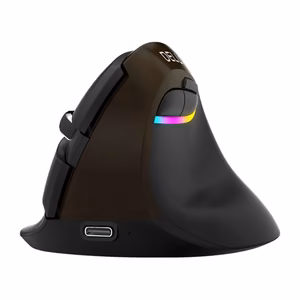 Delux M618Mini -ergonominen hiiri (kultainen, USB / Bluetooth / 2,4G)