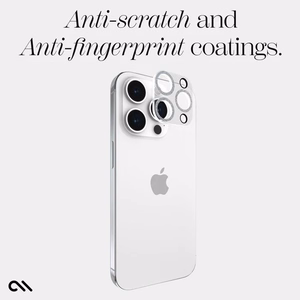 Case-Mate Sparkle Lens Protector tempered-glass camera-lens protector for iPhone 15 Pro / 15 Pro Max, Twinkle pattern
