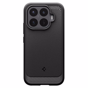 Spigen Rugged Armor -suojakuori Xiaomi 17T Prolle, mattamusta