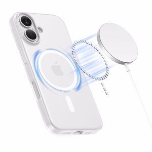 Tech-Protect MagSlim MagSafe Suojakuori iPhone 17:lle - Matta valkoinen